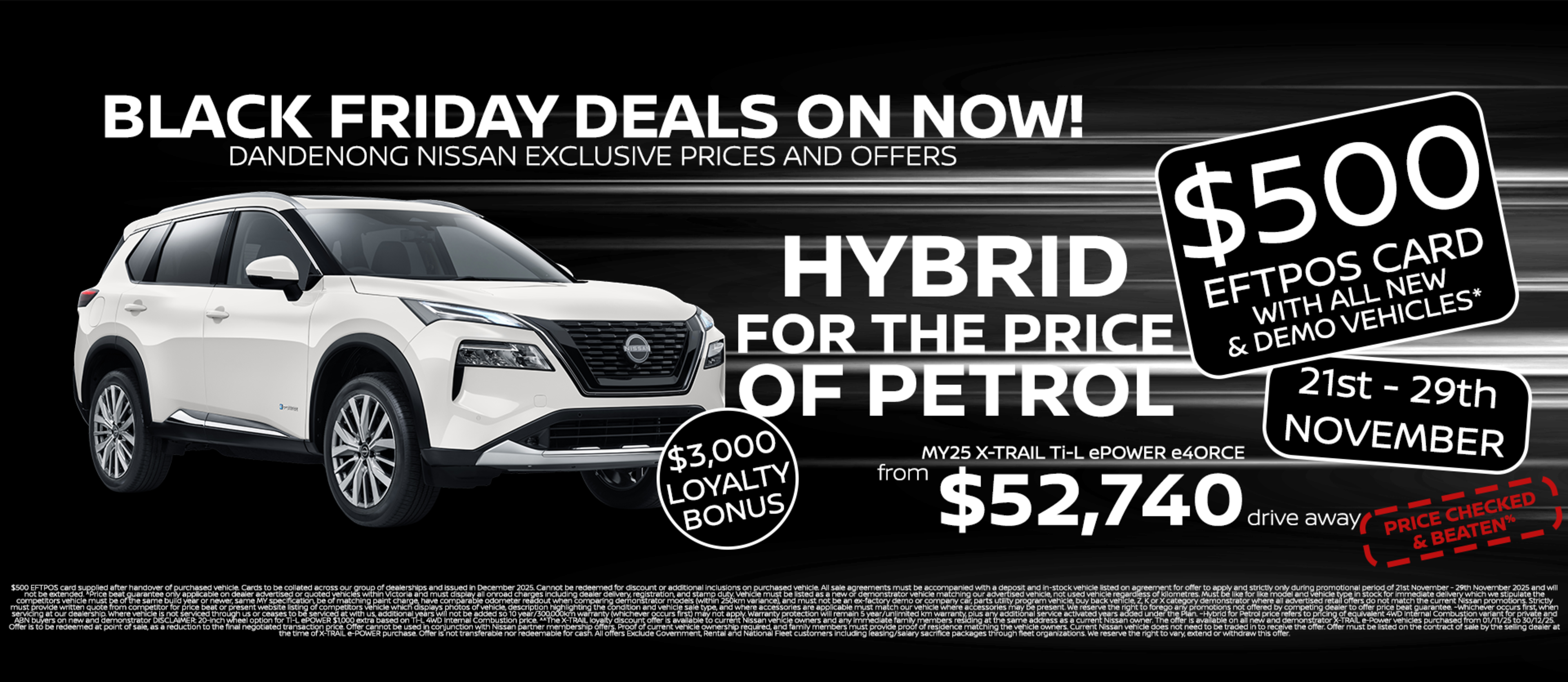 BLACK FRIDAY - X-TRAIL