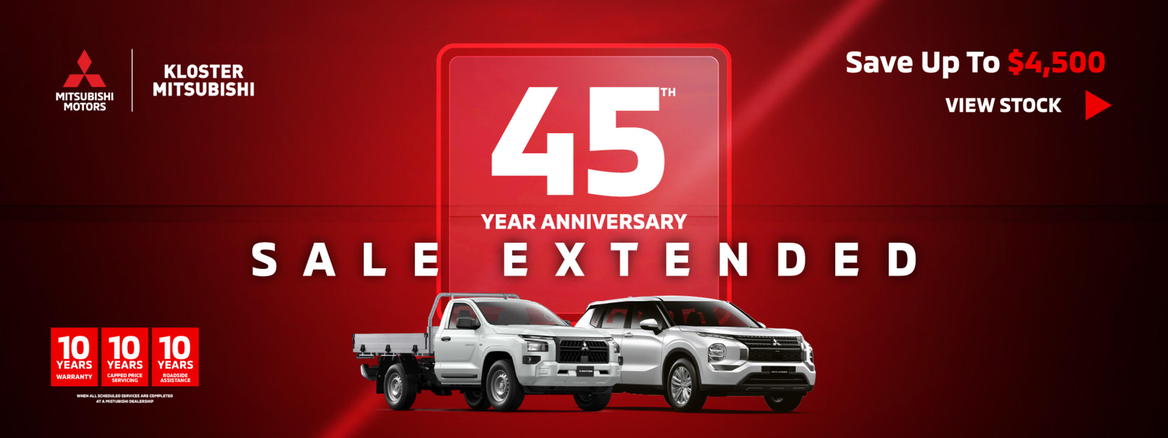 45 Year Sale Extended