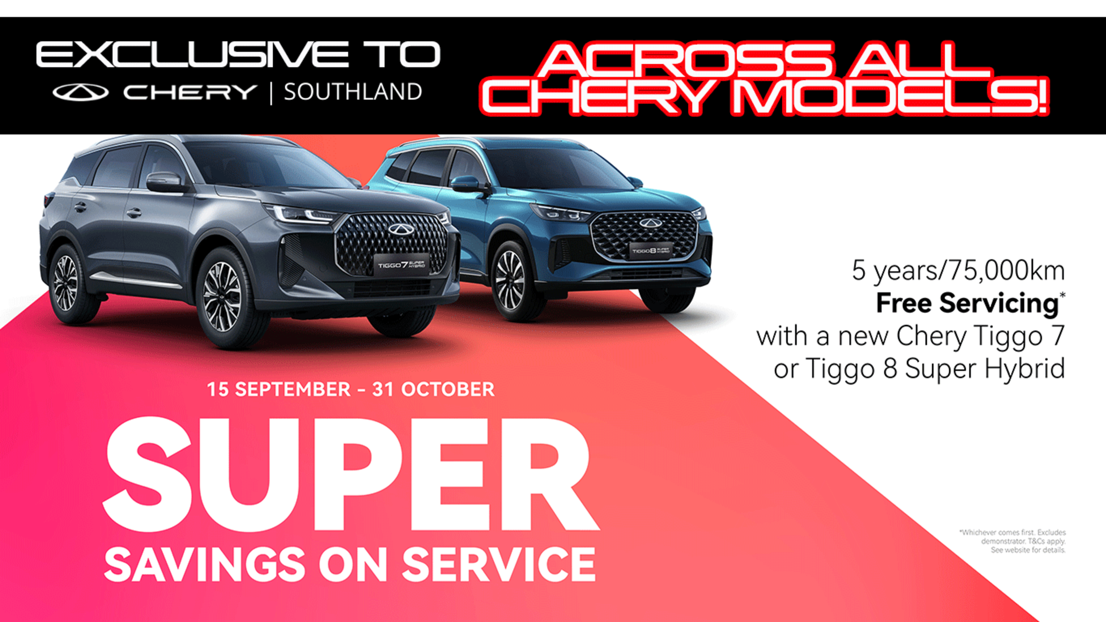 Service 5YRS offer Sept Oct