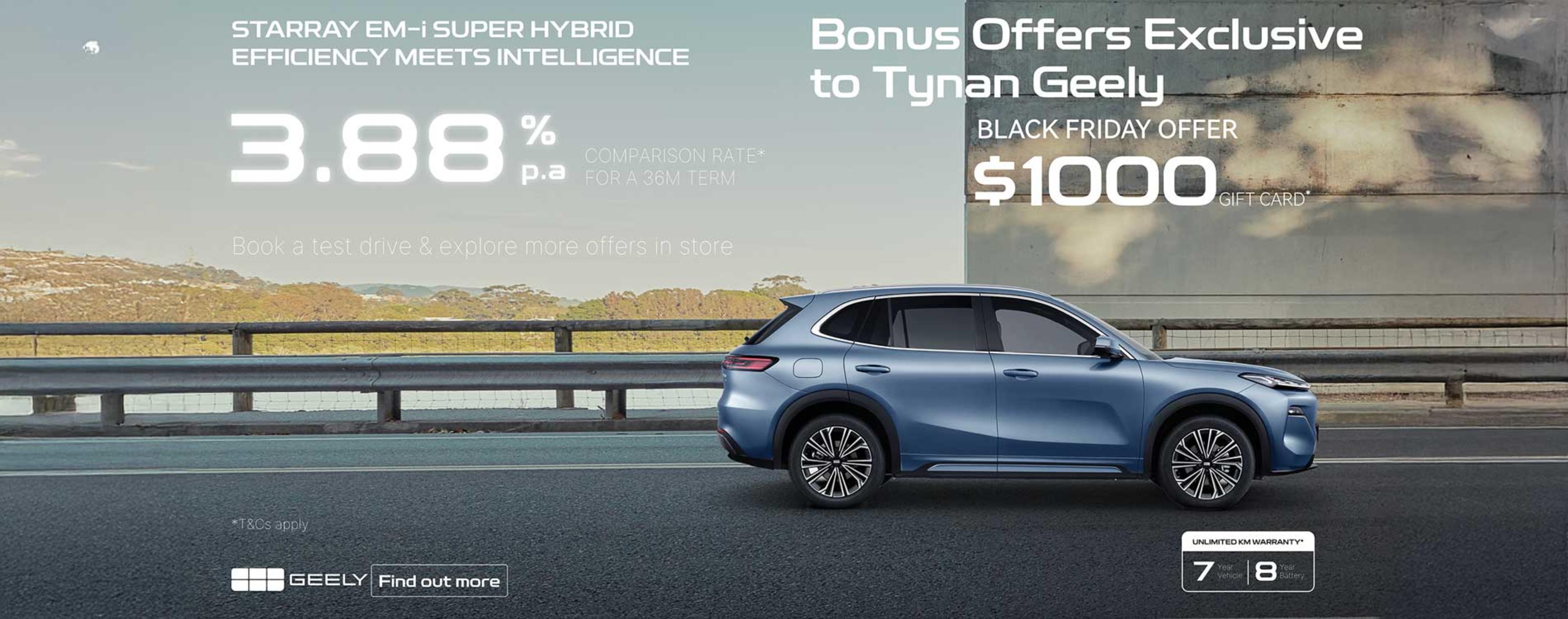 Geely Black Friday Offer Starray