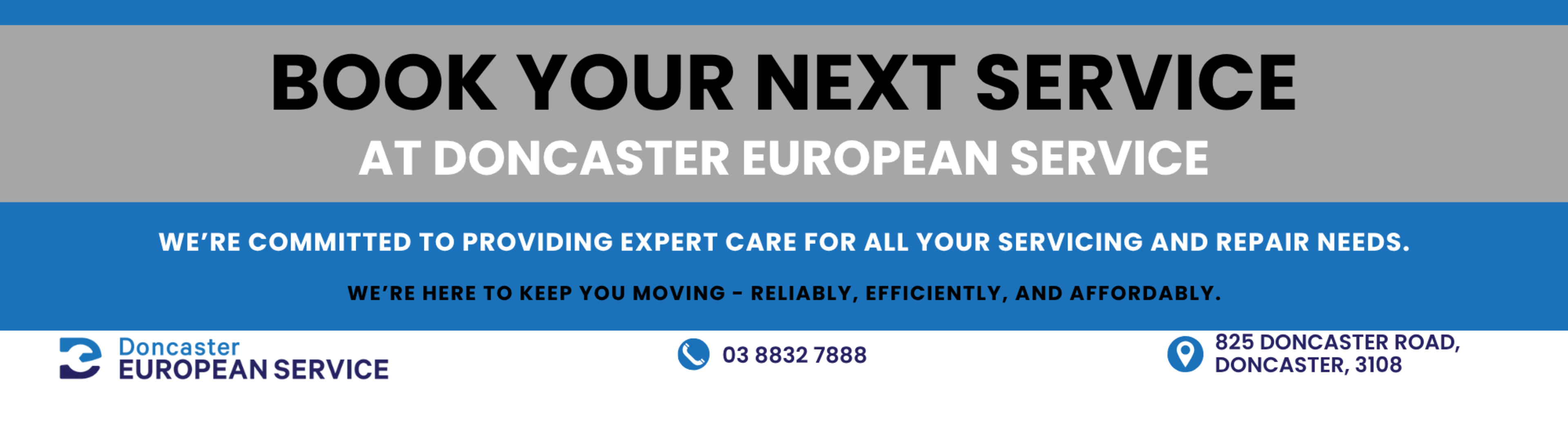 Vehicle Service at Doncaster European Service