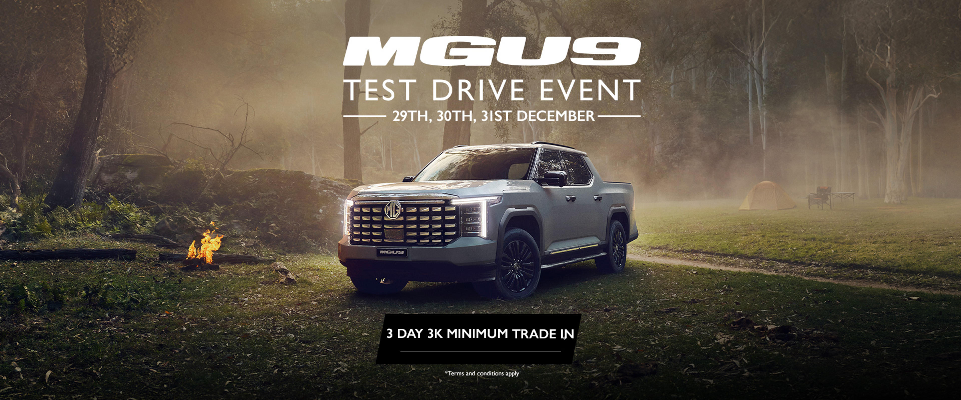 MGU9 Test drive event