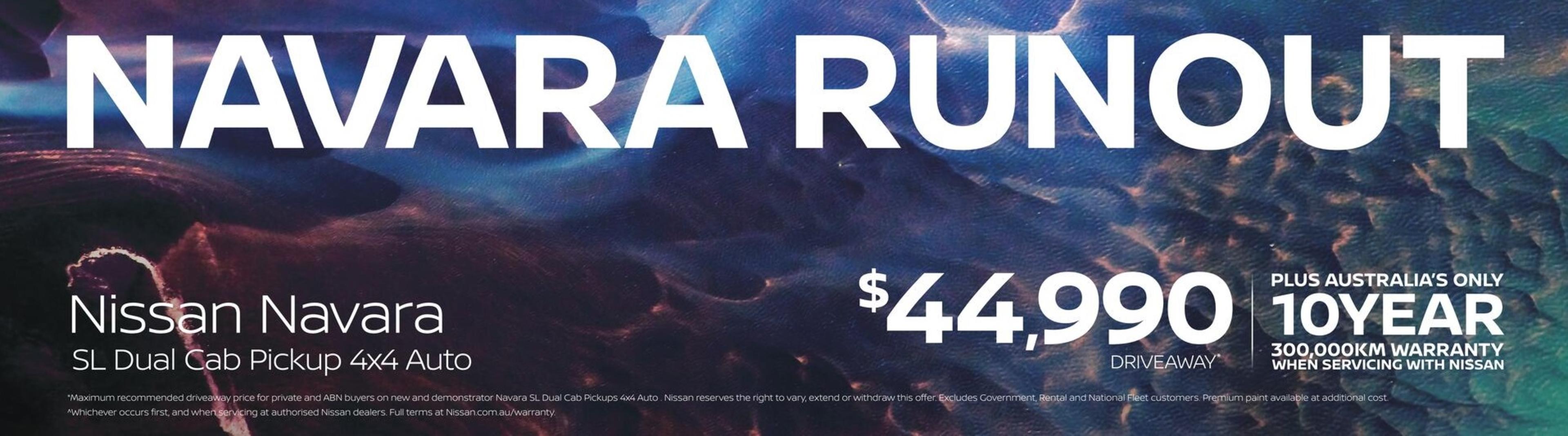 Nissan Navara Run Out