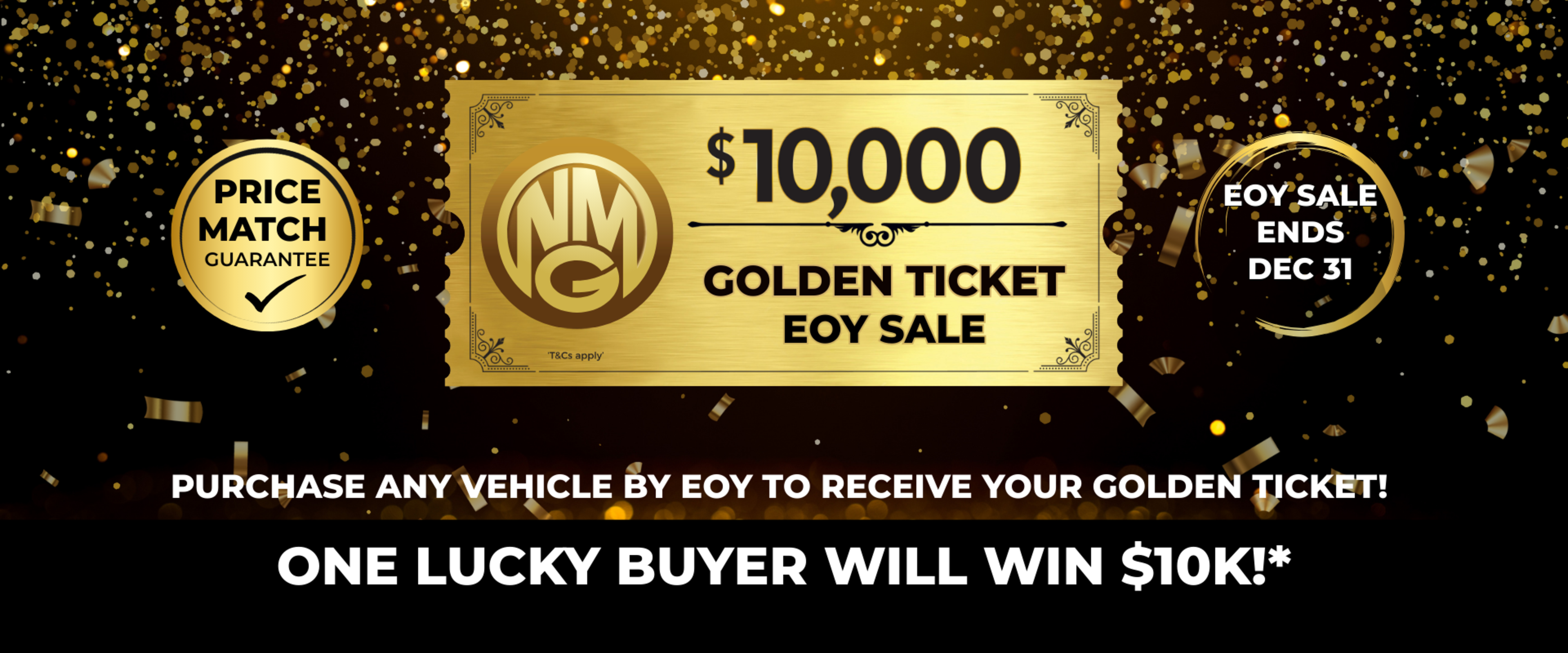 EOY Golden Ticket Sale