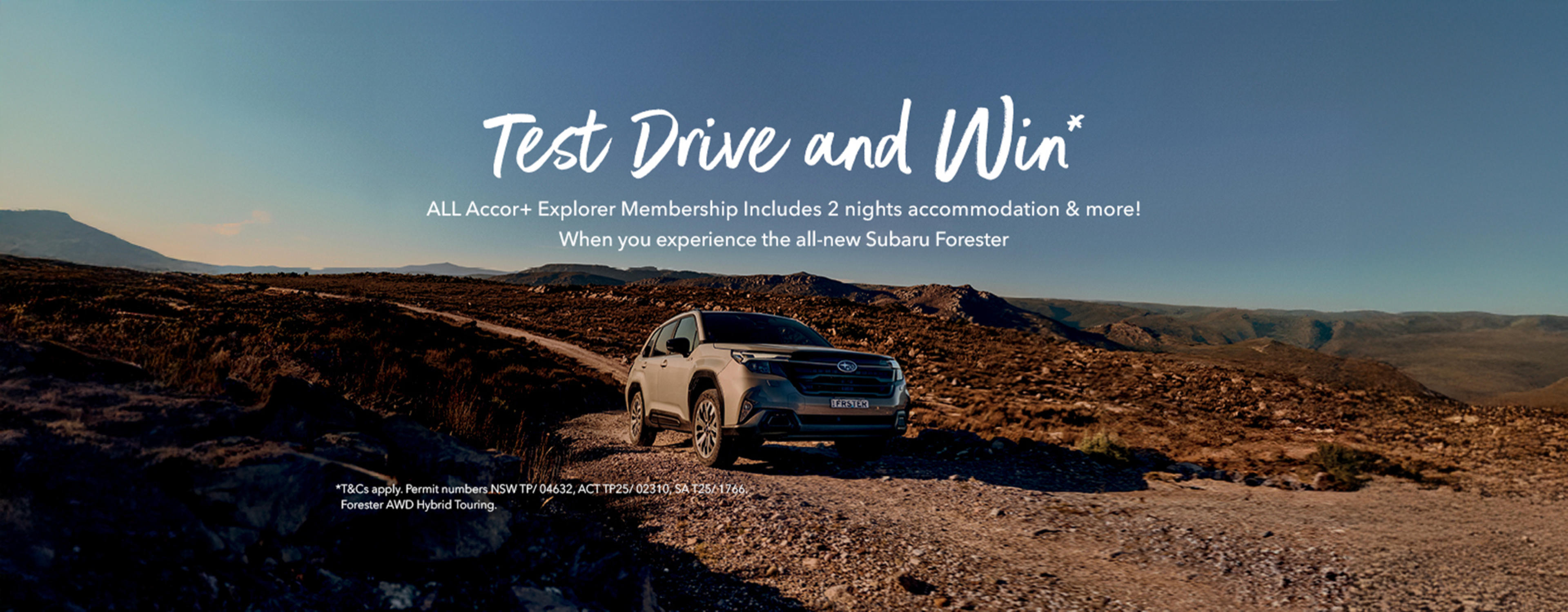 Test Drive and Win