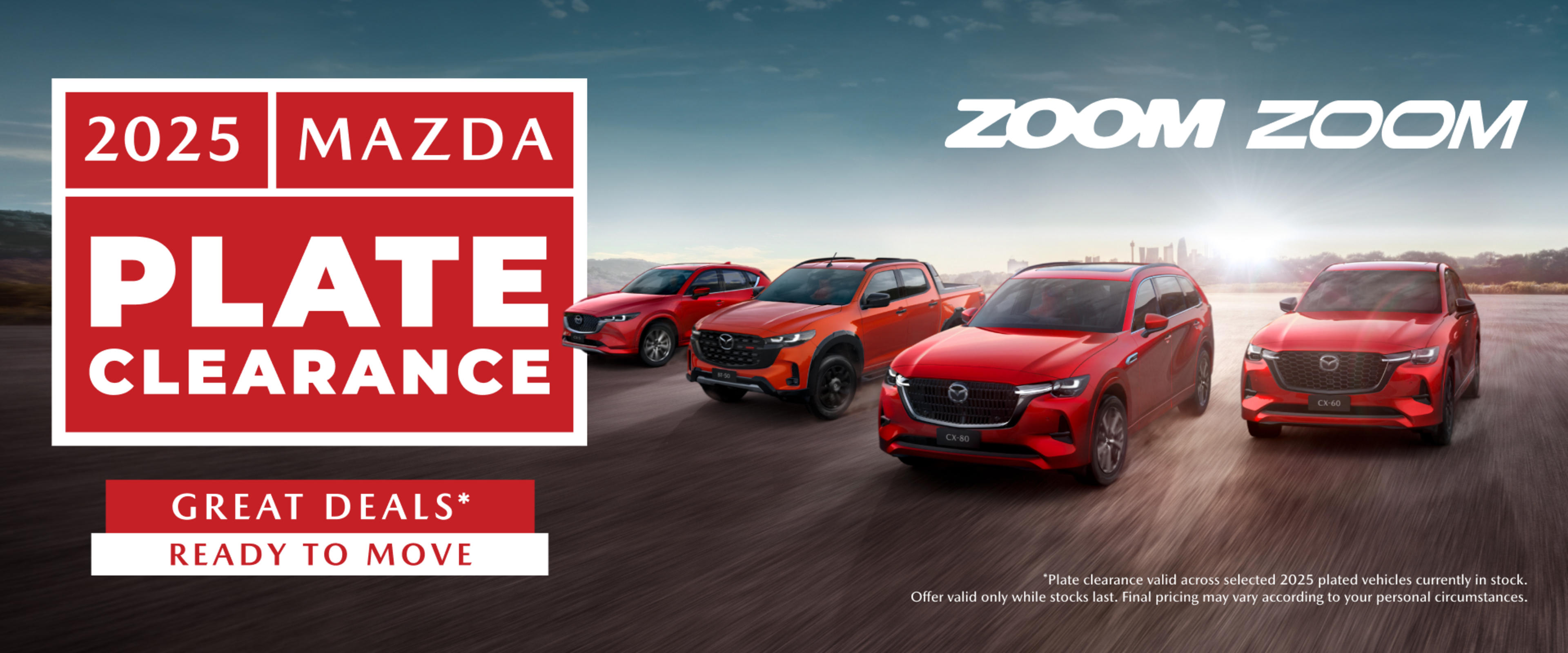 Plate Clearance - Nov 25