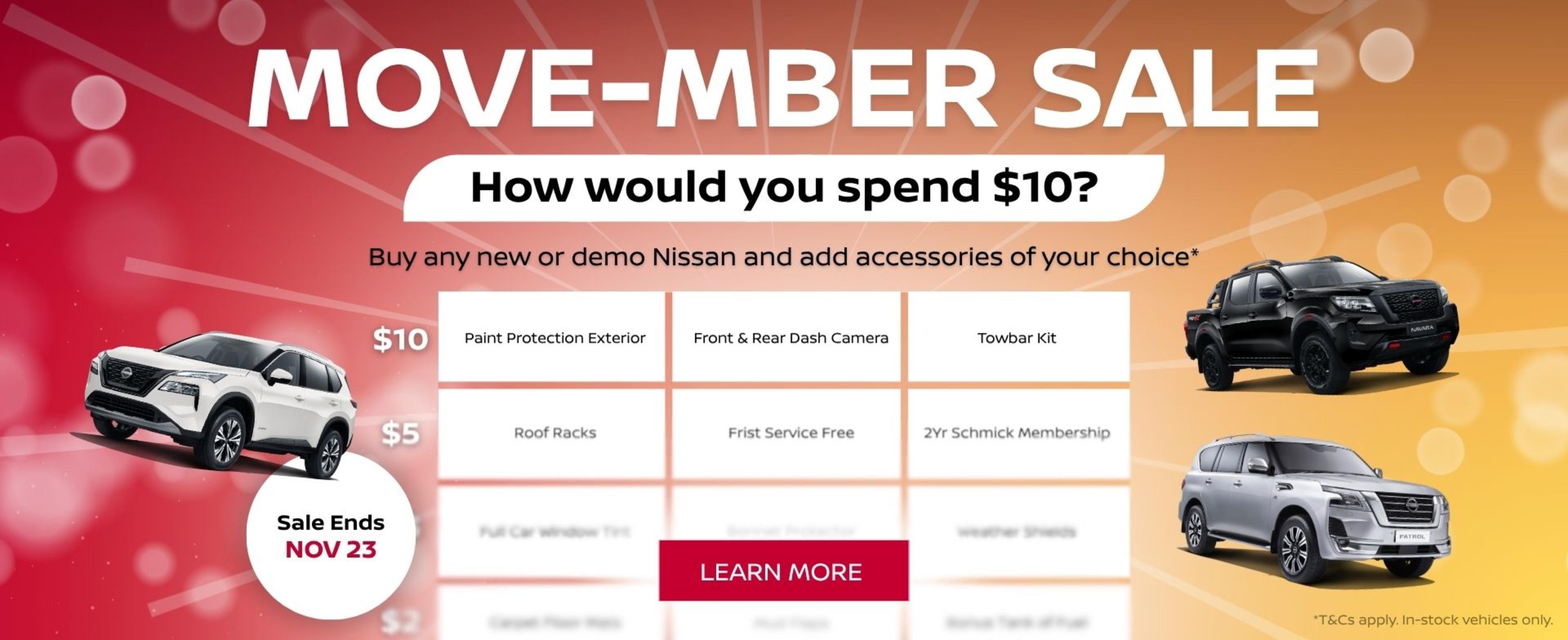 Move-mber Sale – How would you spend $10?