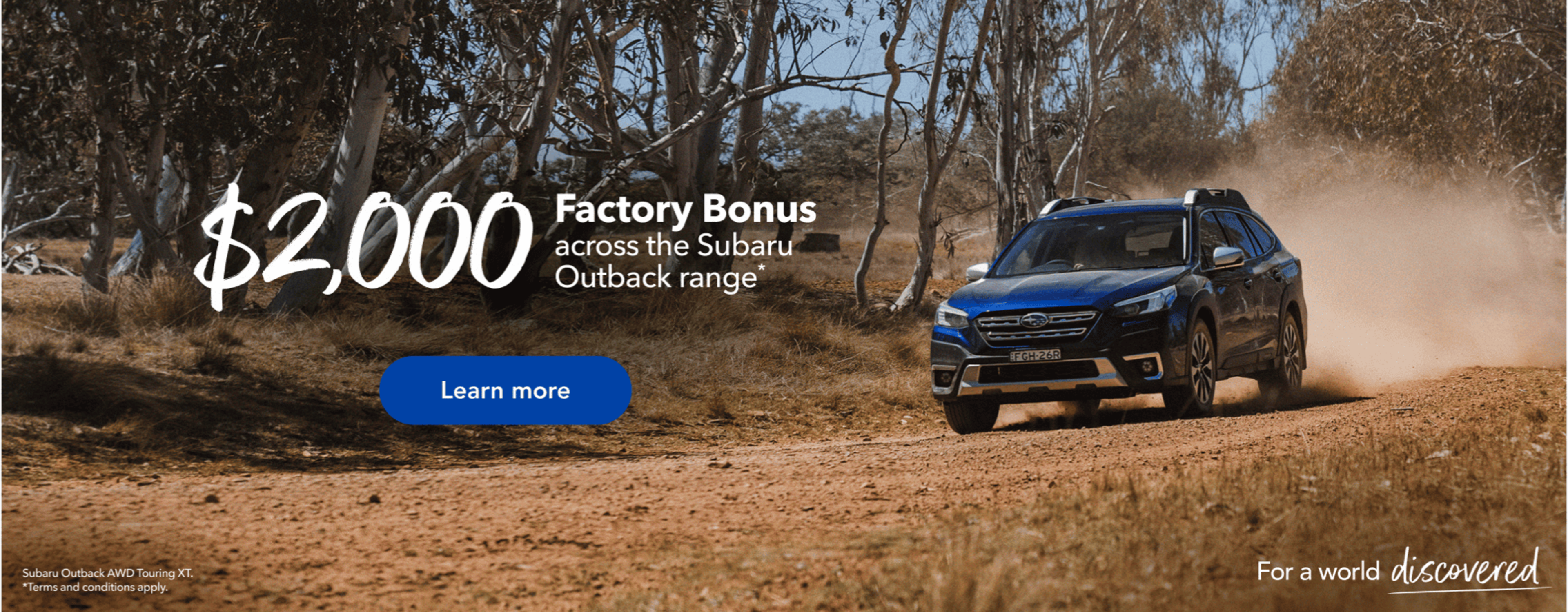 Cashback Crosstrek Offer