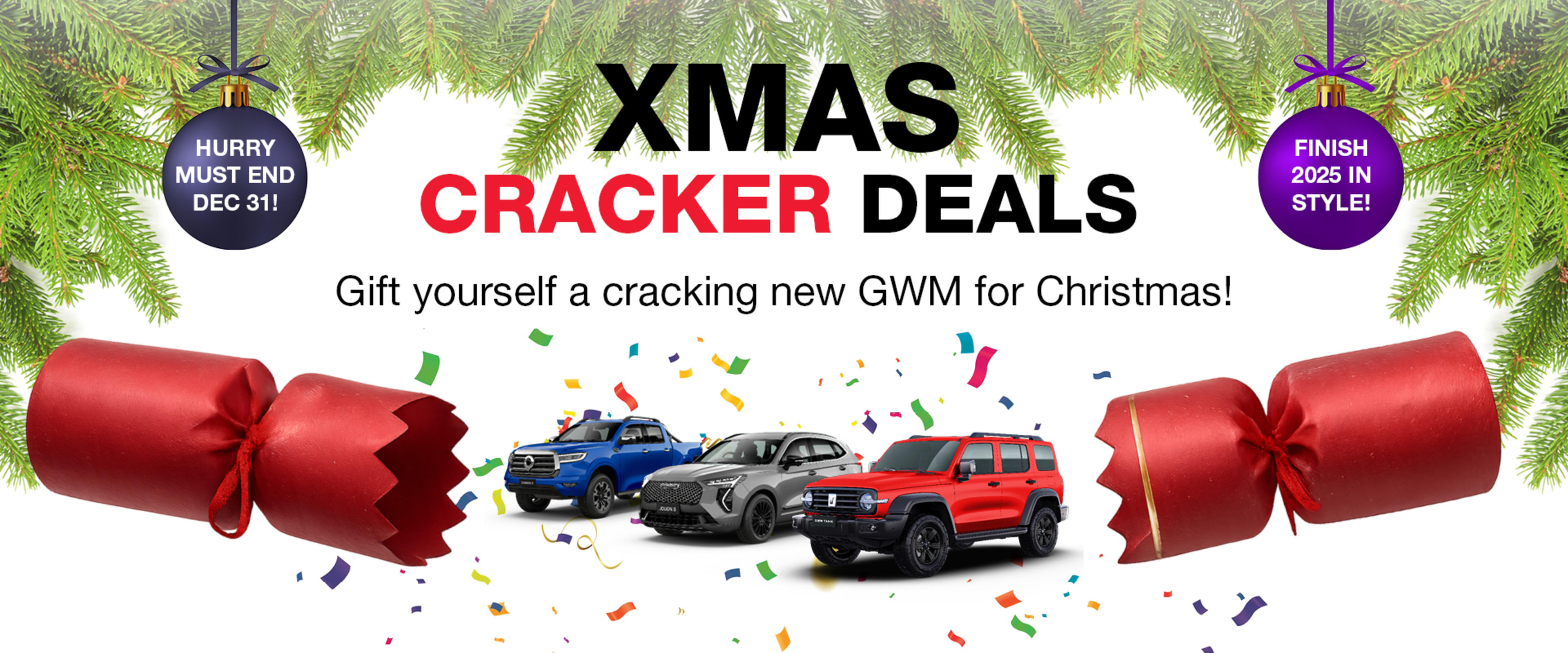 Xmas Cracker Deals GWM