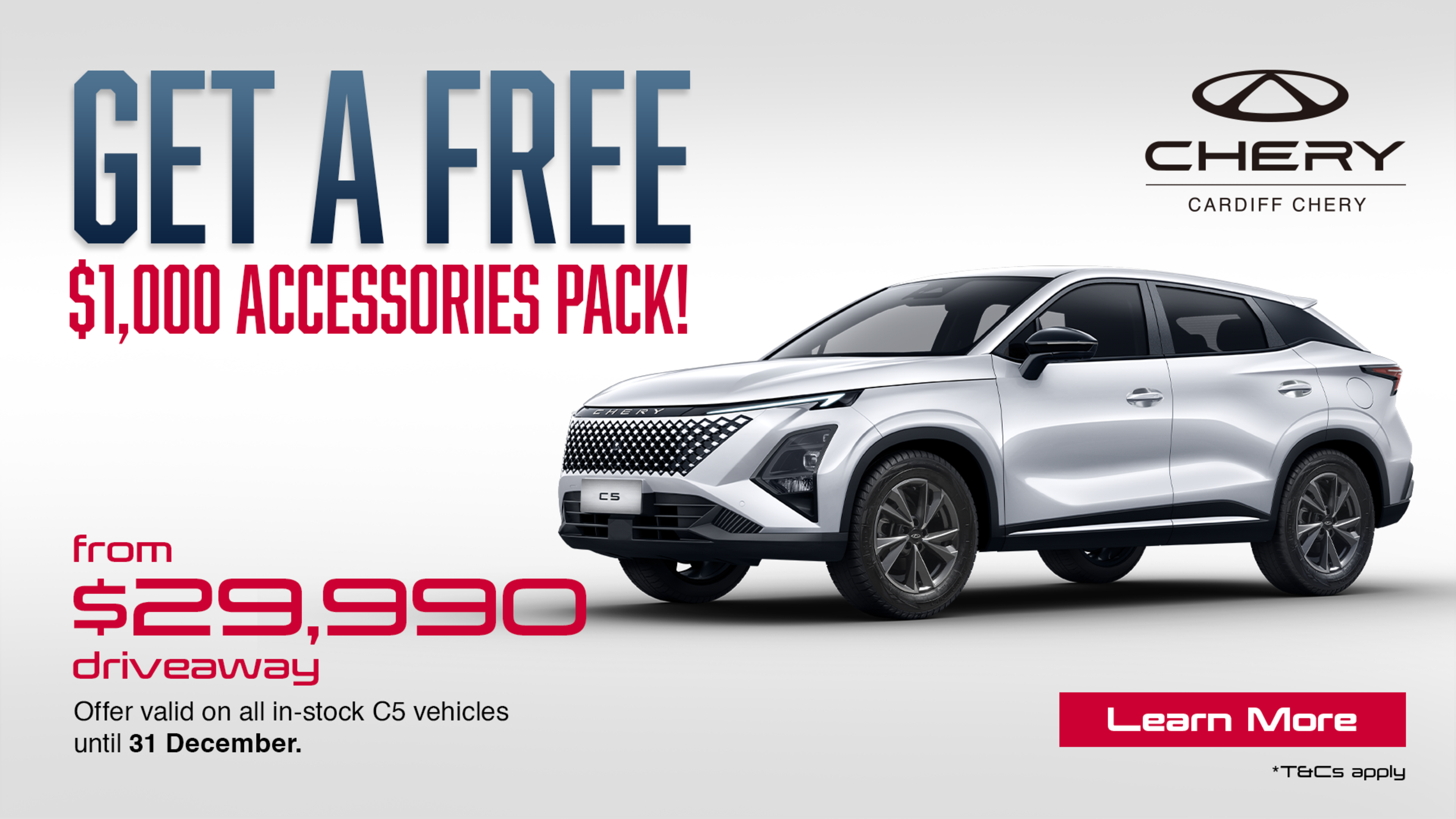 C5 promo -$1000 Accessories Pack 