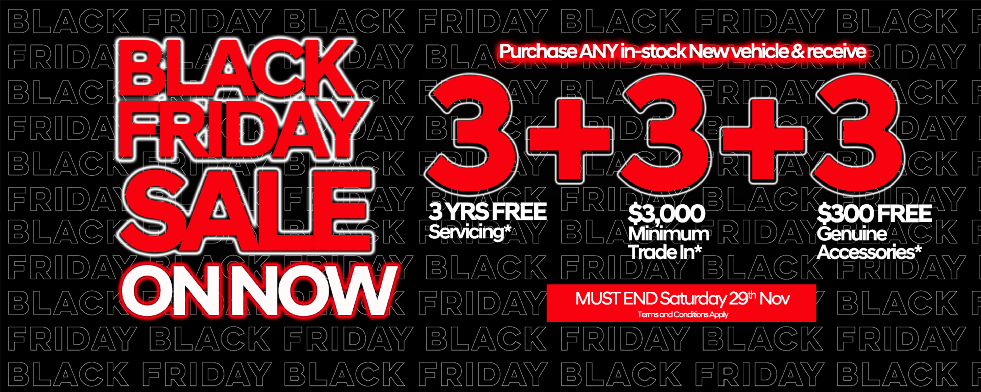 Black Friday Sale Inhouse