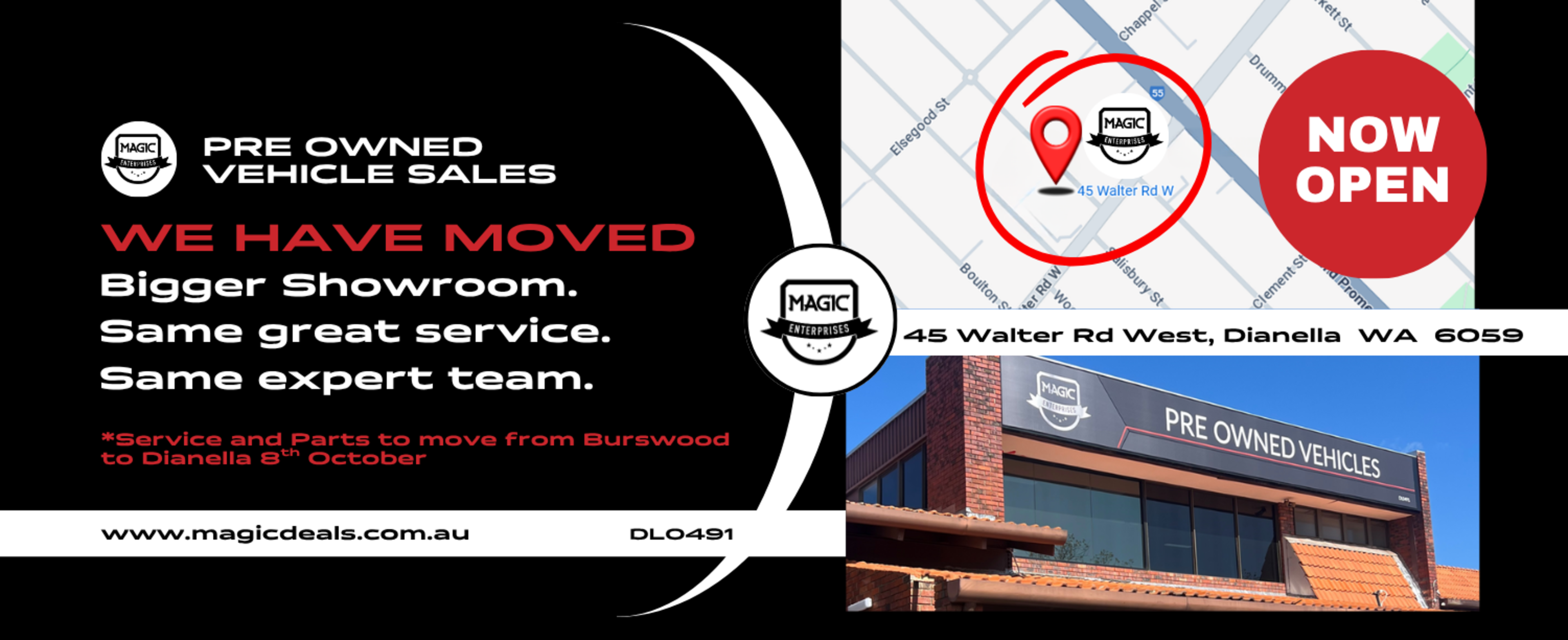 Magic Deals Used Cars on the Move