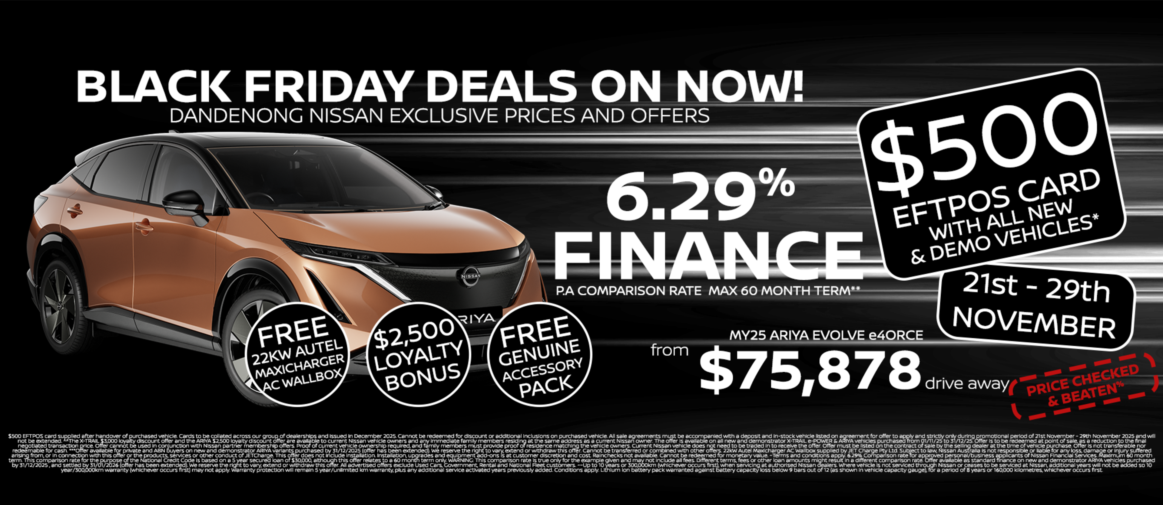 BLACK FRIDAY - ARIYA