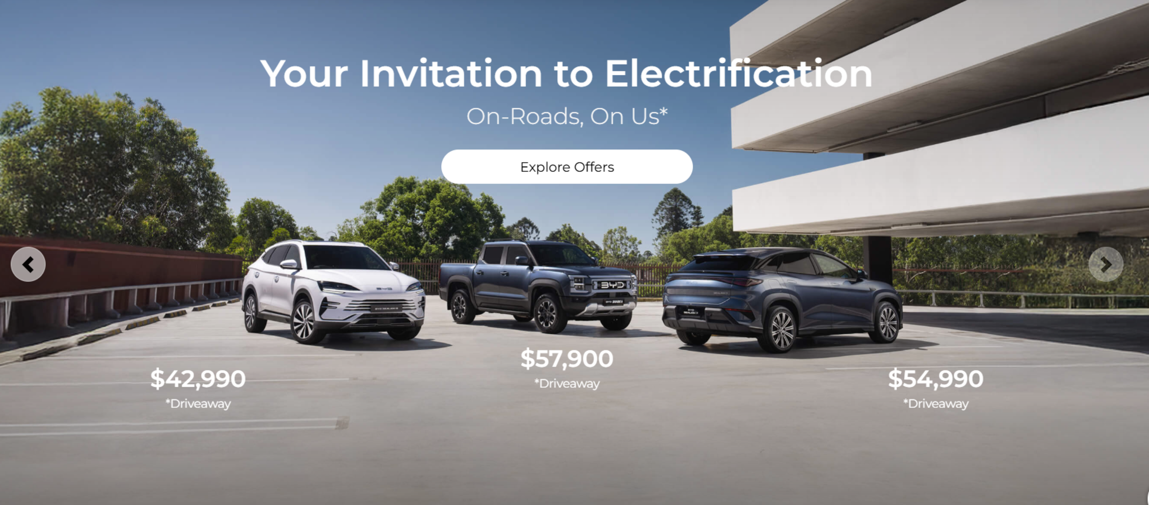 On-Roads On Us - BYD