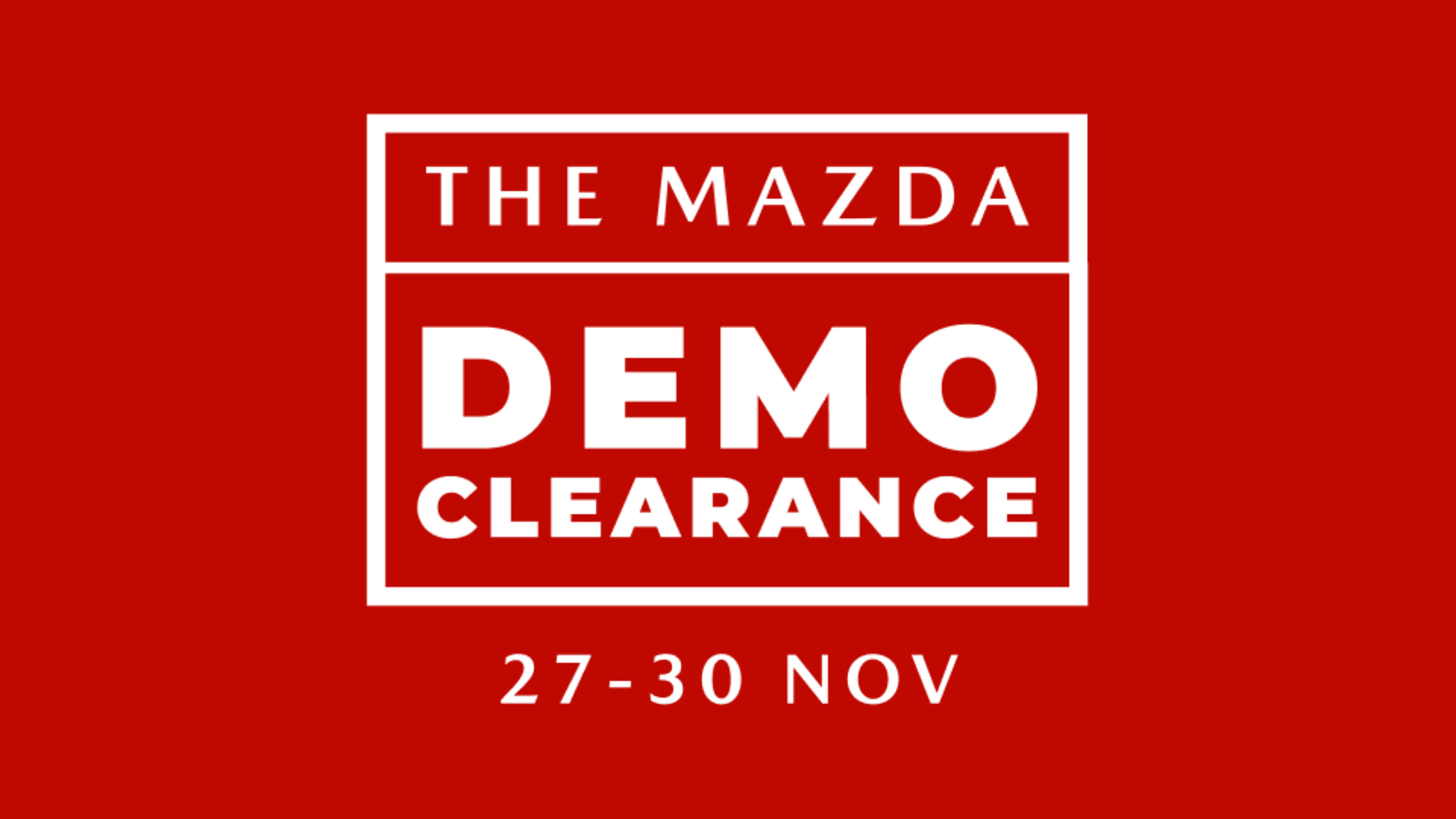 Ryde Mazda Demo Clearance