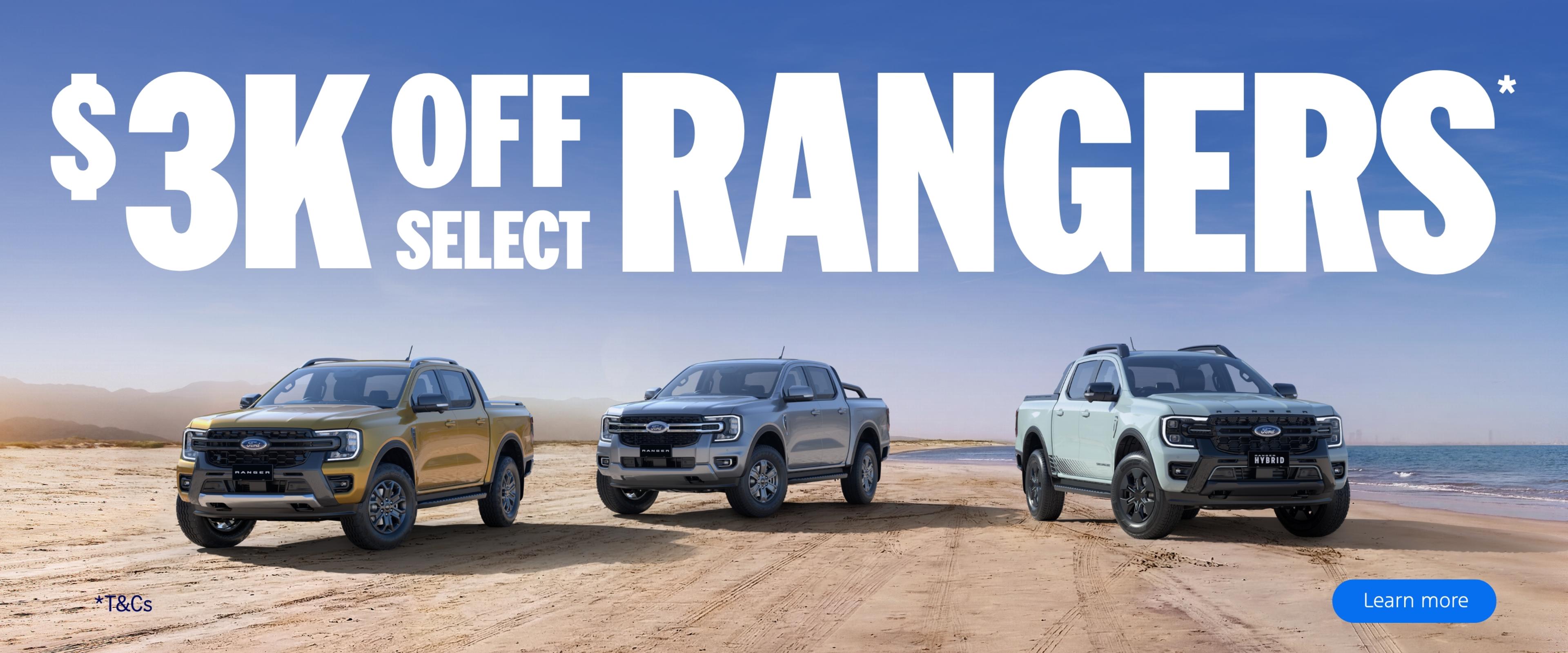 $3K Off Select Rangers