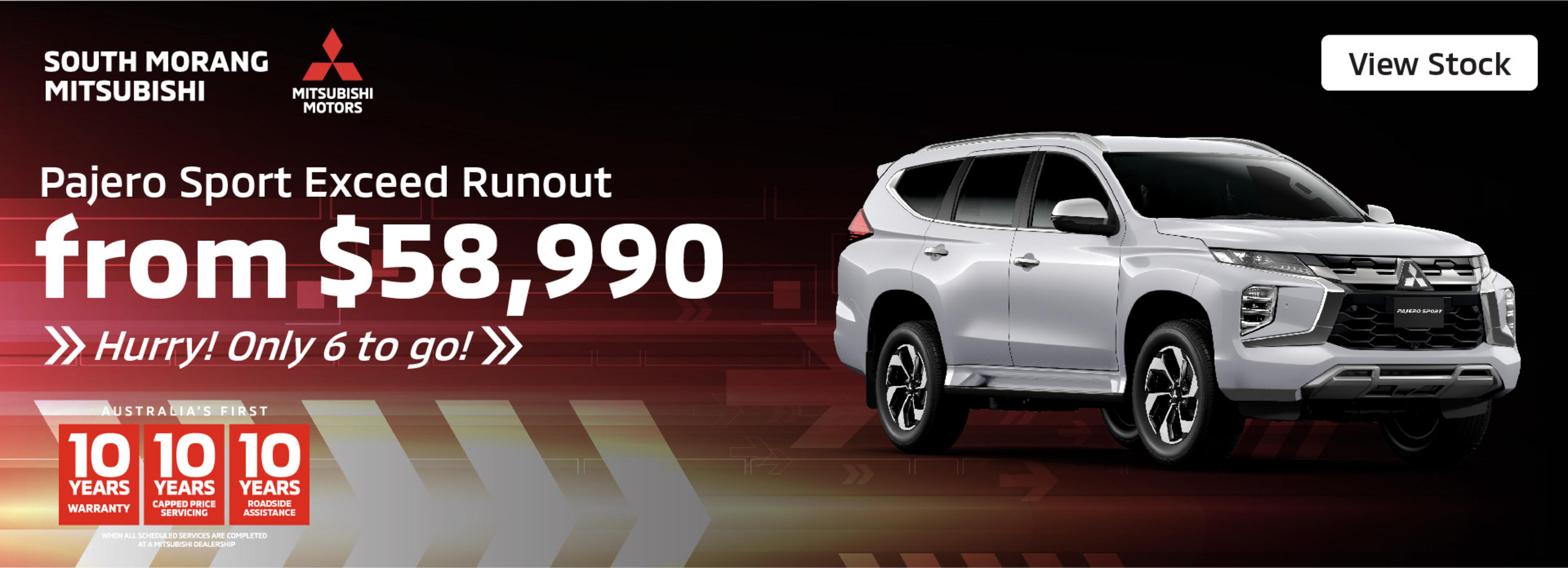 Pajero Sport Exceed Runout 