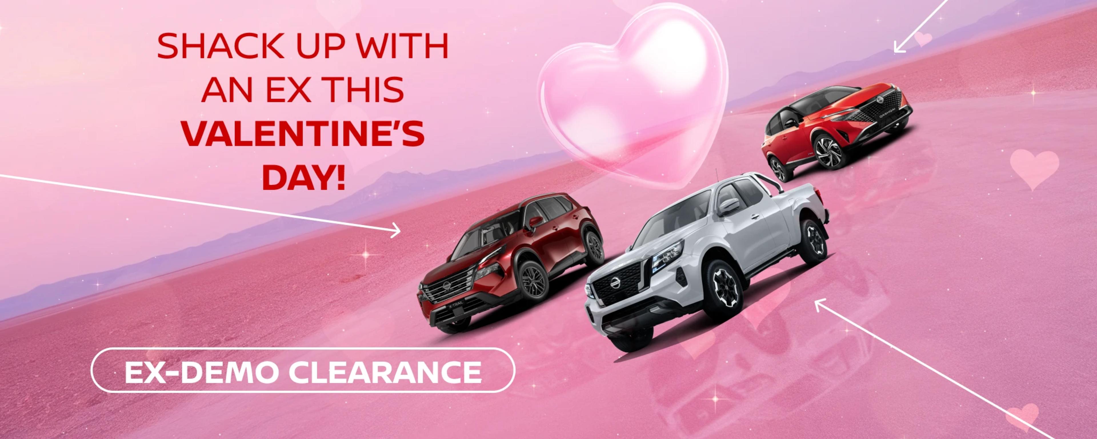 Ex-Demo Clearance - Valentine Offer