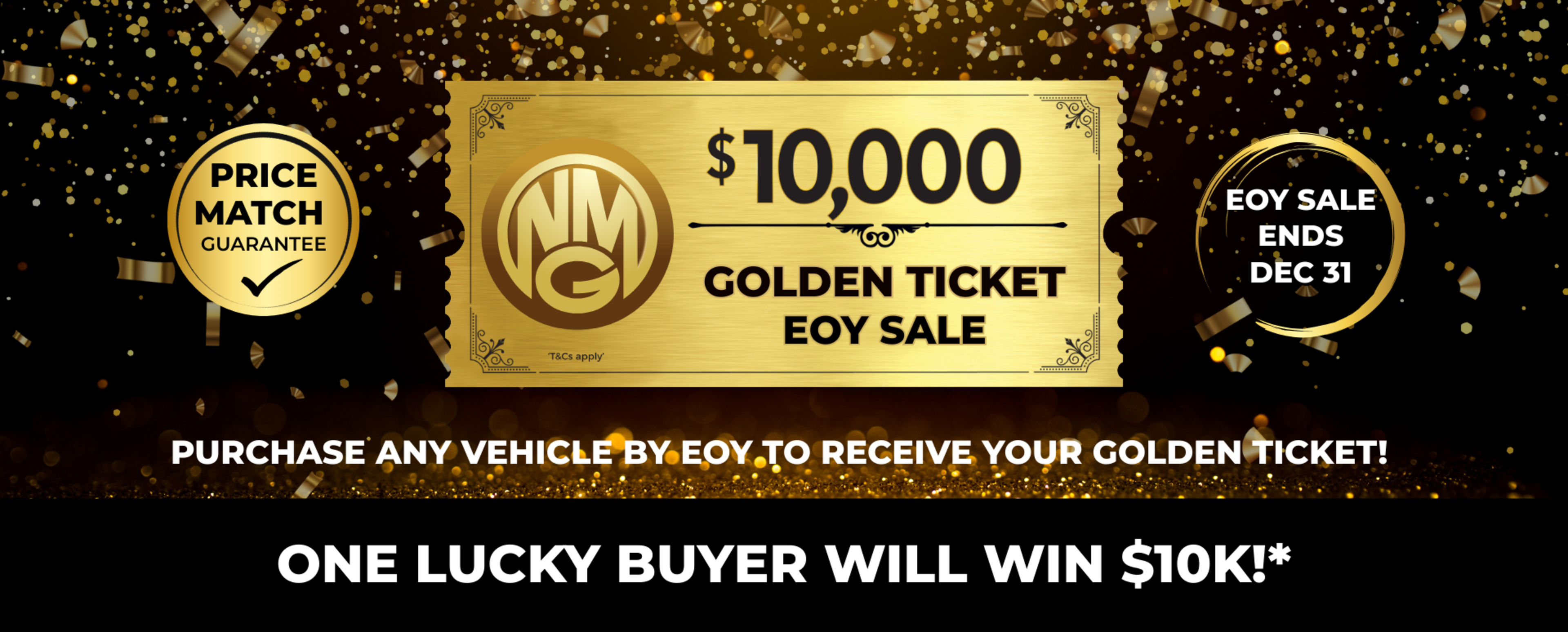 EOY Golden Ticket Sale