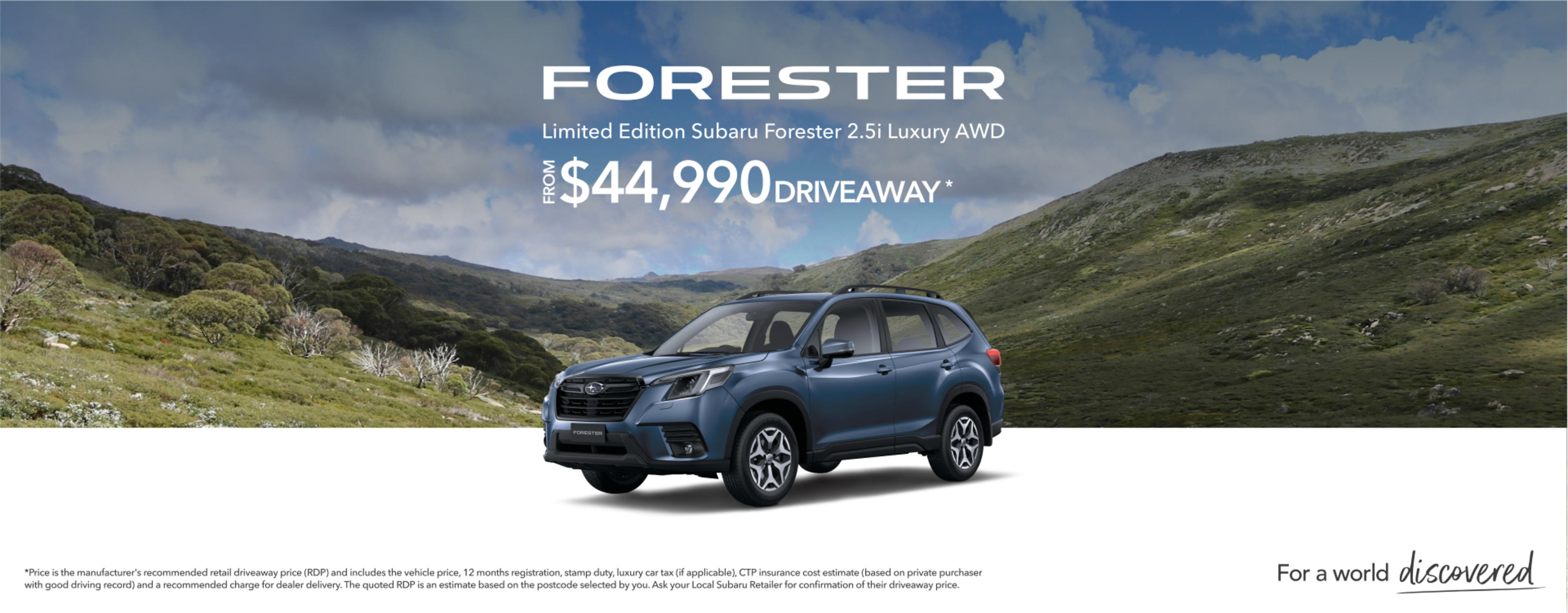 Forester offer