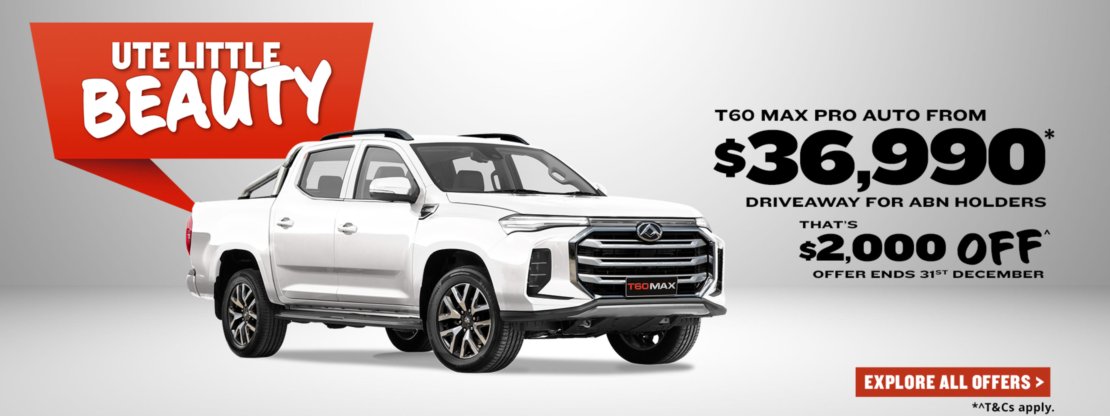 T-60 Ute Little Beauty Offer