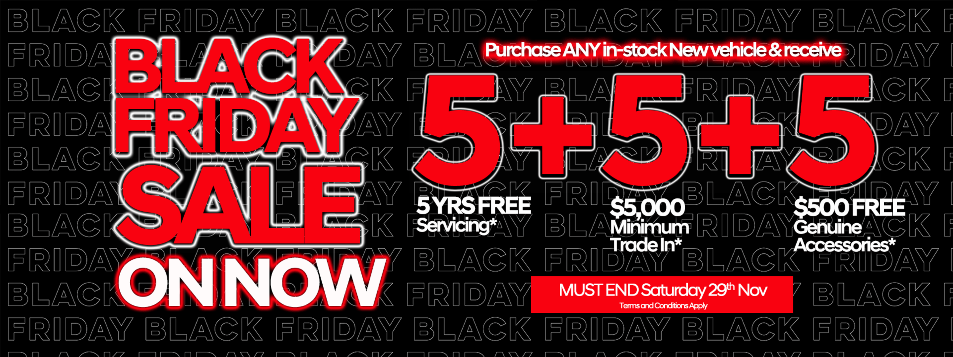 Black Friday Sale Inhouse