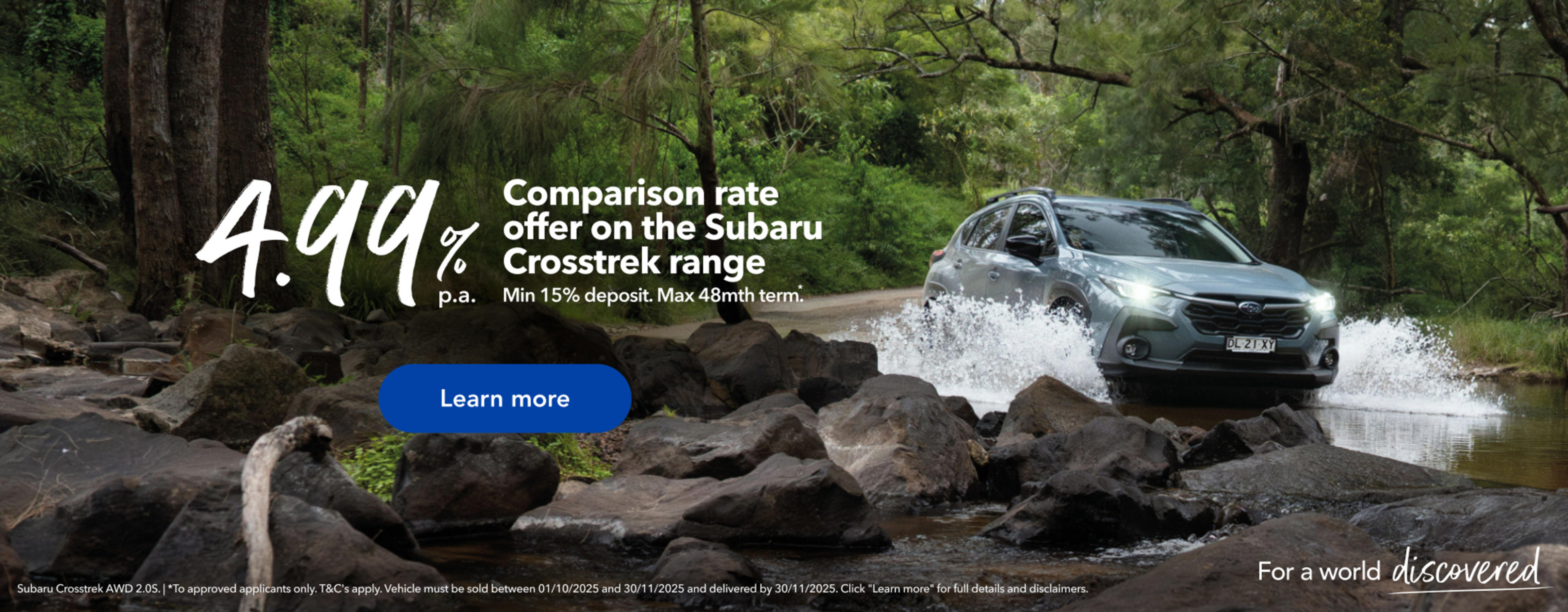 Q4 Crosstrek Finance Offer