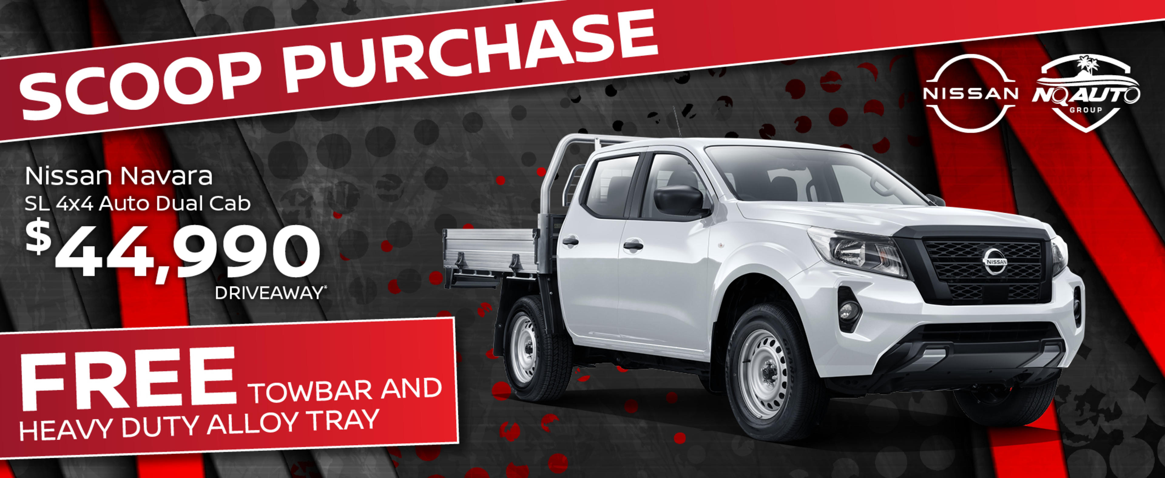 Navara SL 4x4 Dual Cab now $44990 Drive Away
