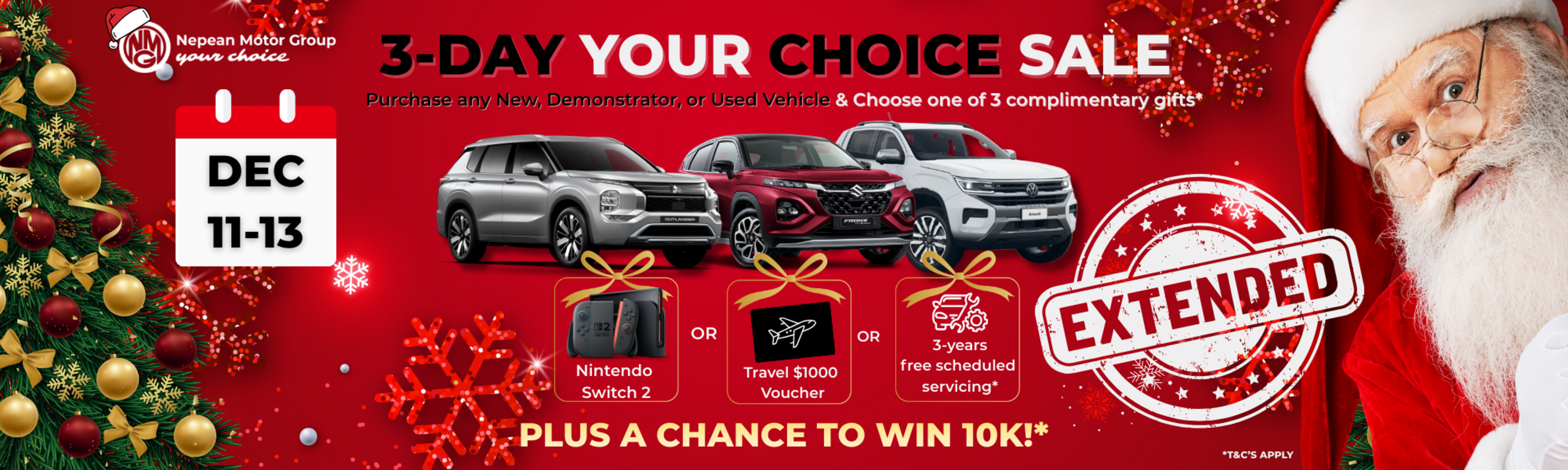 Your Choice sale EXTENDED