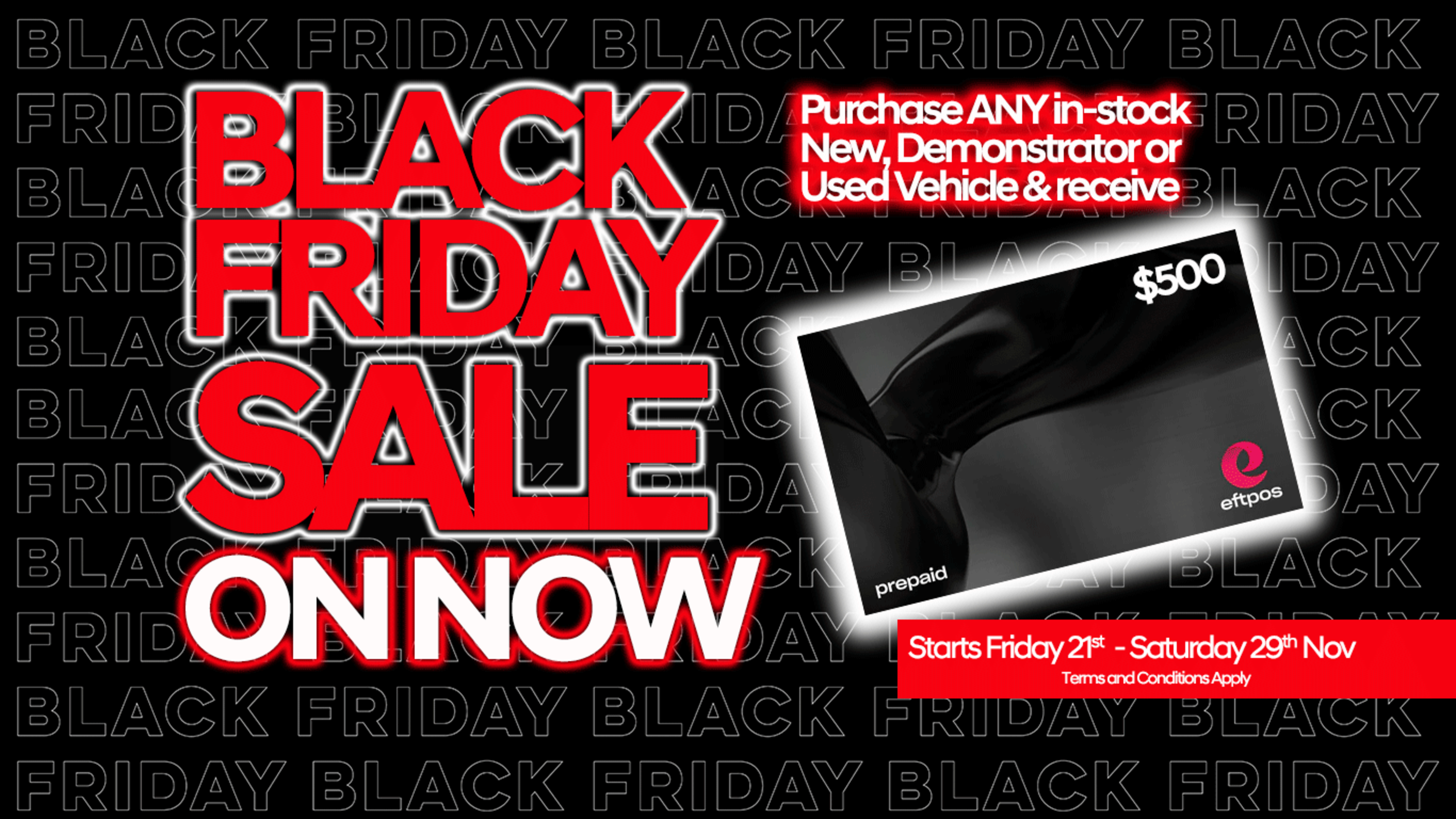 Black Friday Sale Inhouse