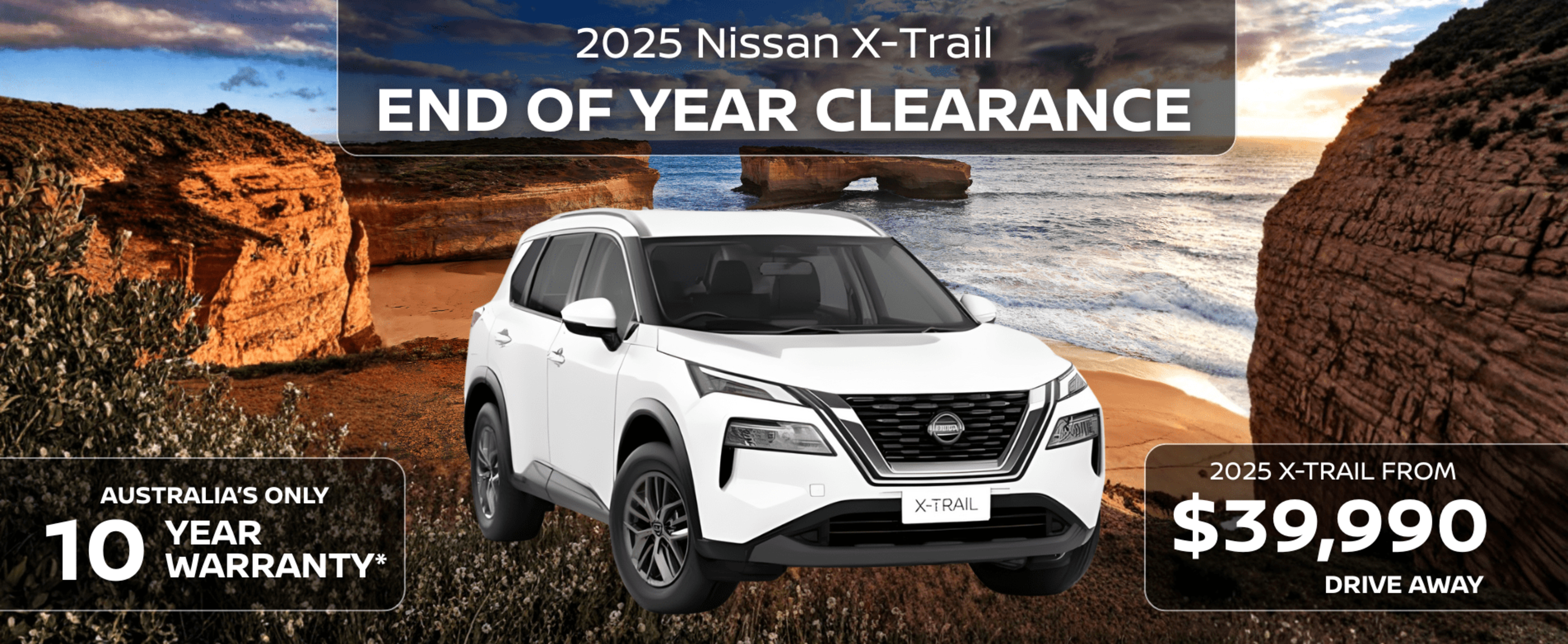 X-Trail driveaway offer