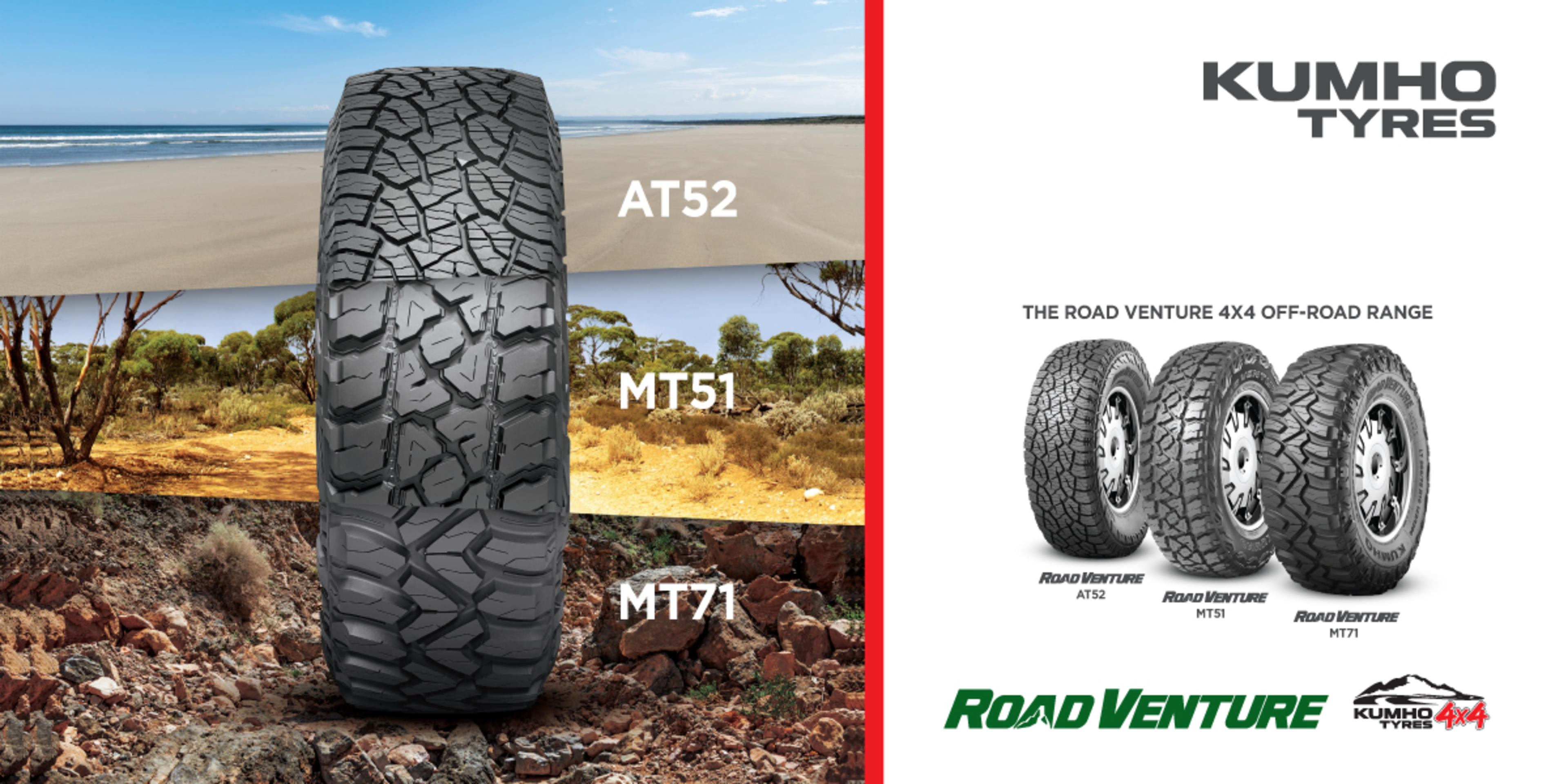 Kumho Road Venture Tyres