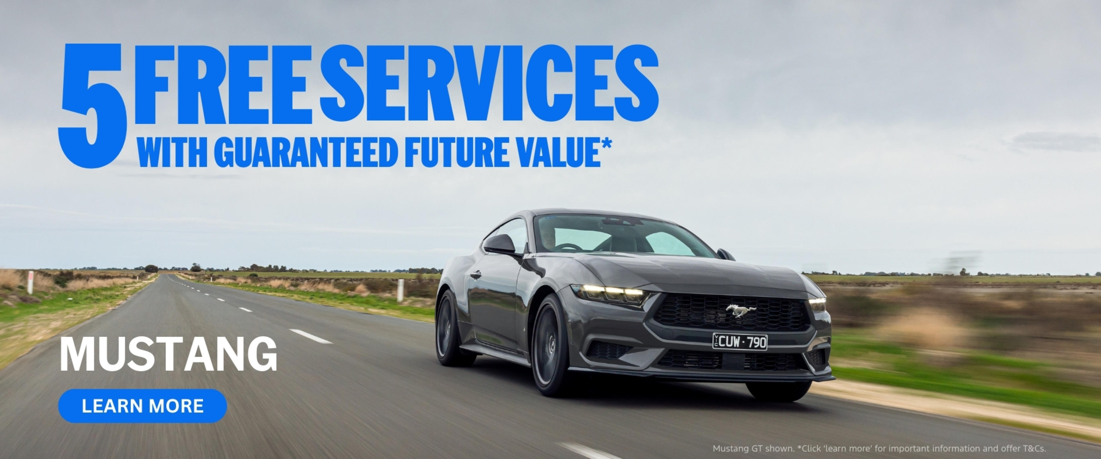 5 Pre-Paid Services with GFV - Mustang