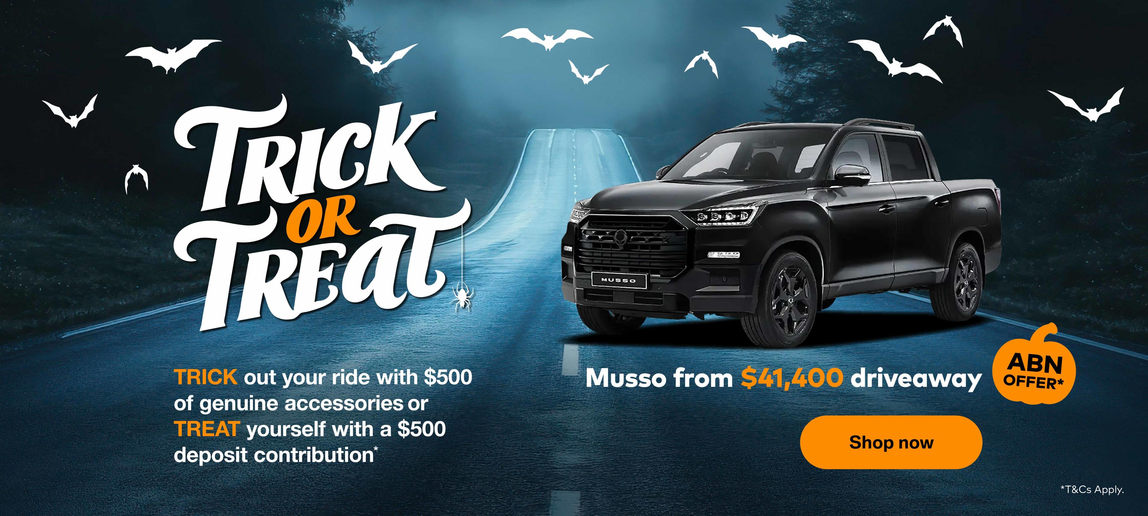 Trick or treat - musso