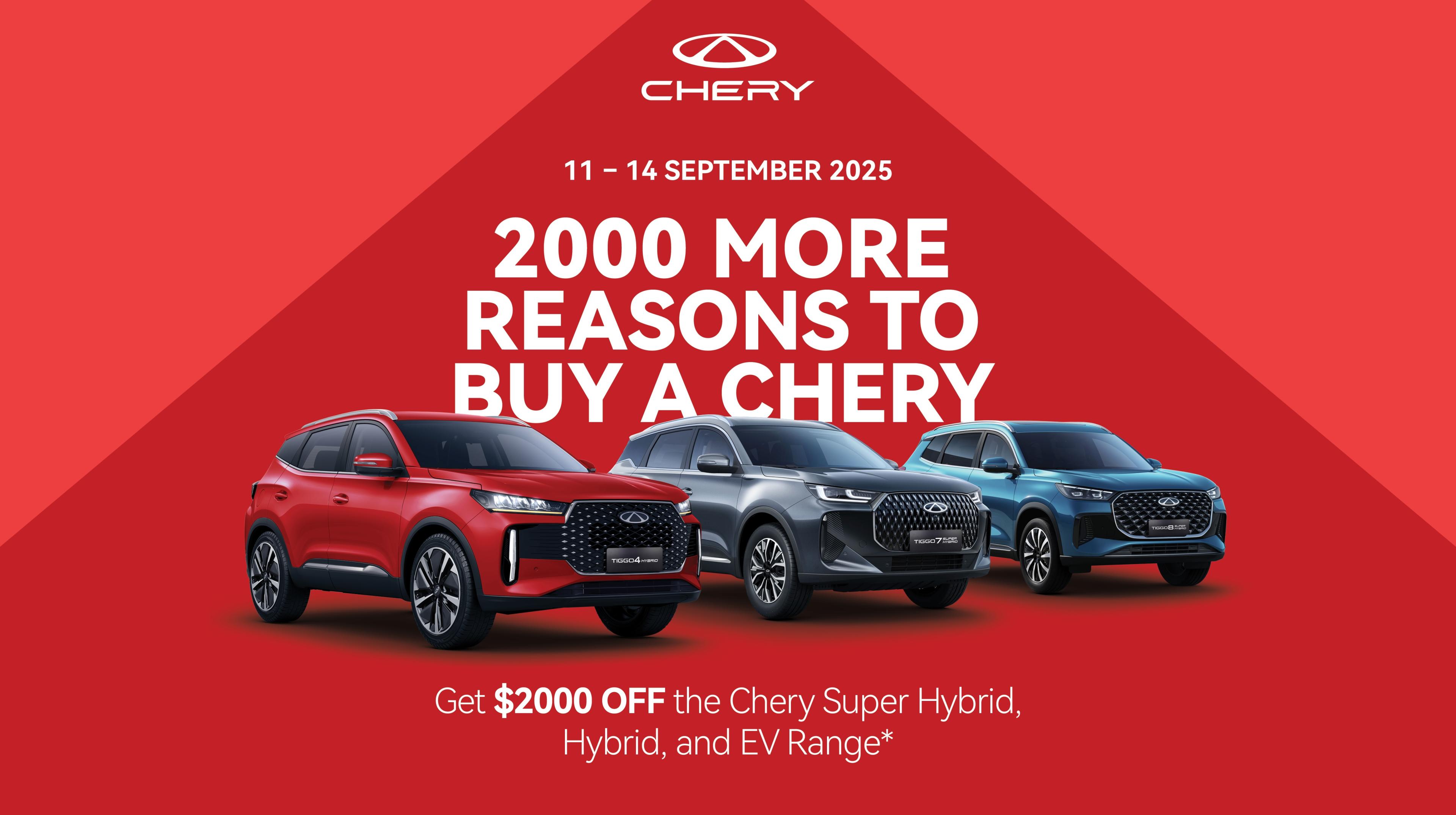 2000 More Reasons to Buy a Chery