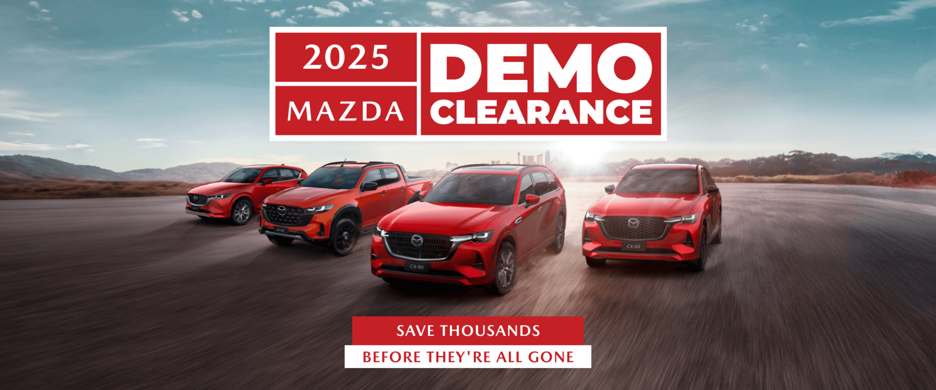 2025 Demo Clearance