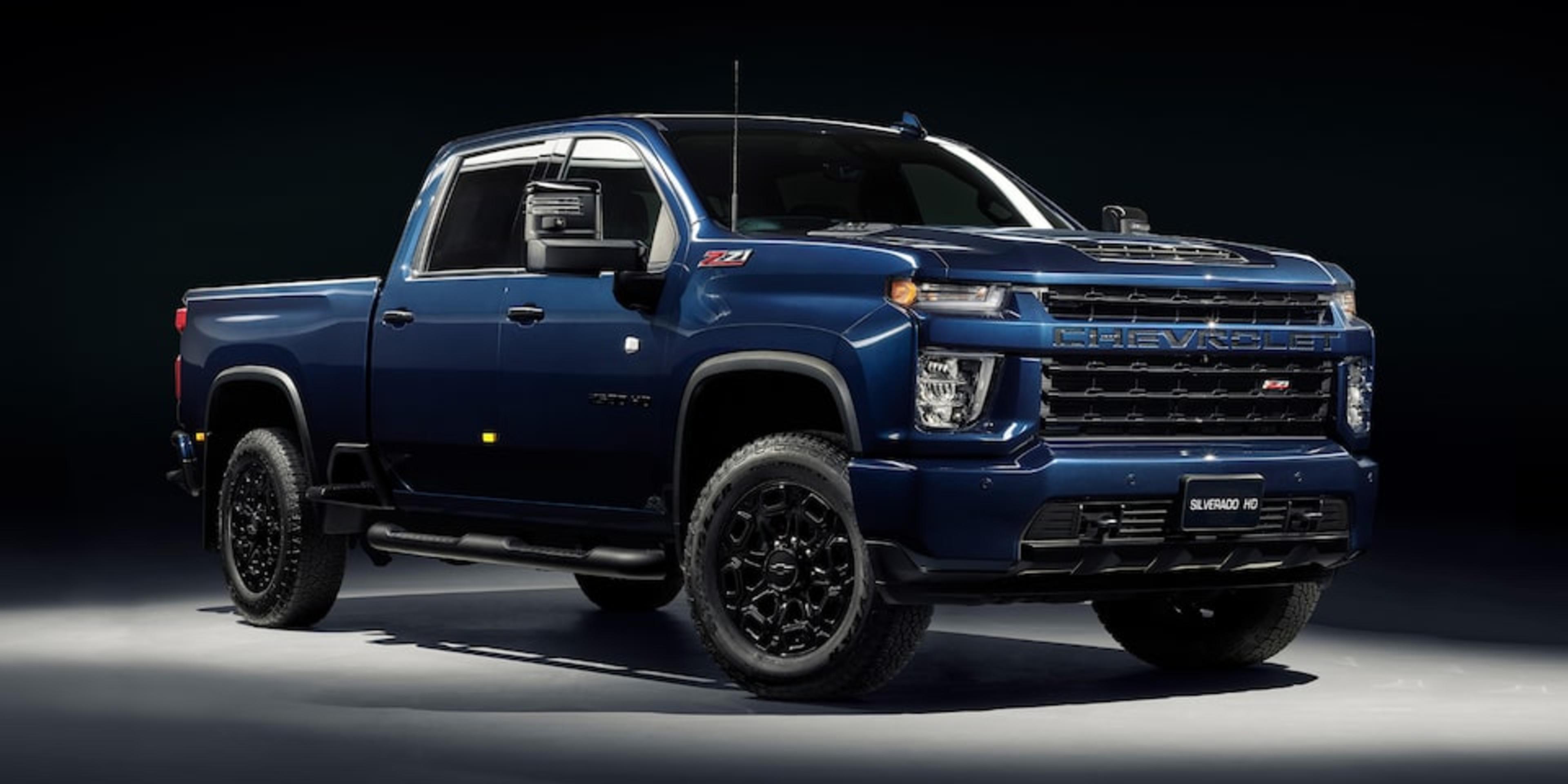 Blue Silverado HD LTZ Premium