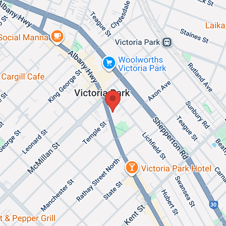 Perth City Wholesale map