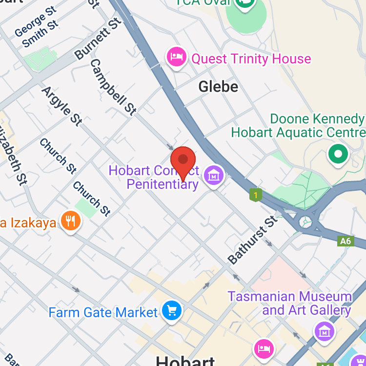 Hobart Nissan - Service map