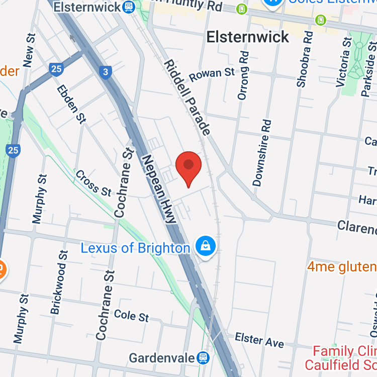 Brighton Holden - Parts map