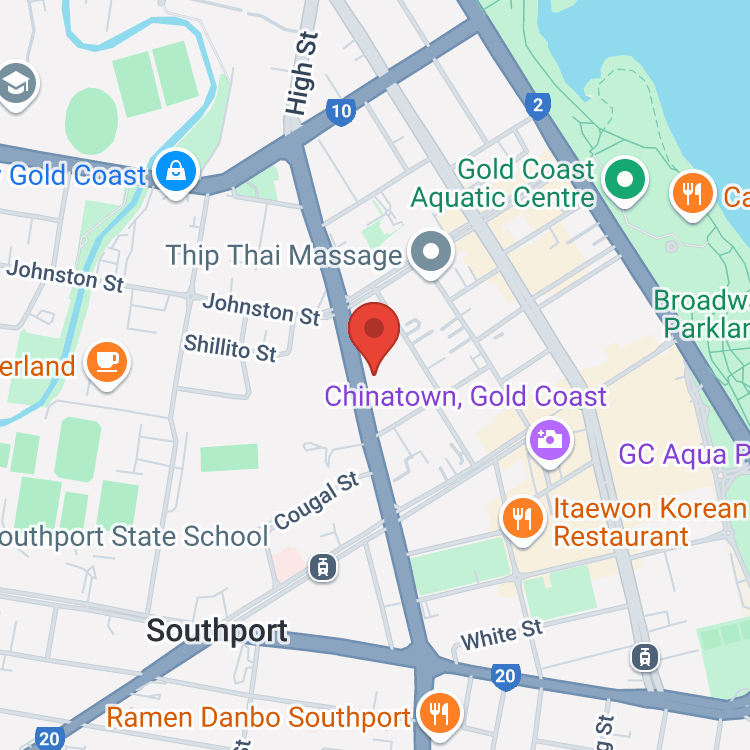 Geely Gold Coast map