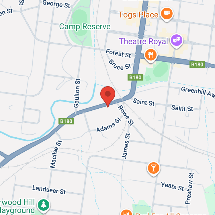 Castlemaine Mitsubishi map