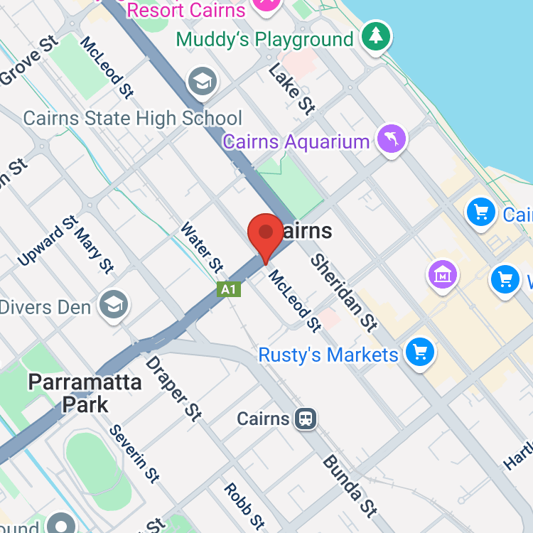 JAC Motors Cairns map