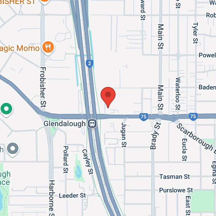 Scarboro Toyota - New & Fleet Cars map