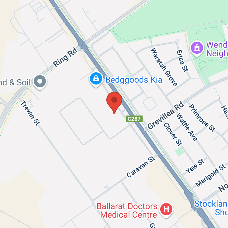 Ballarat Mazda map