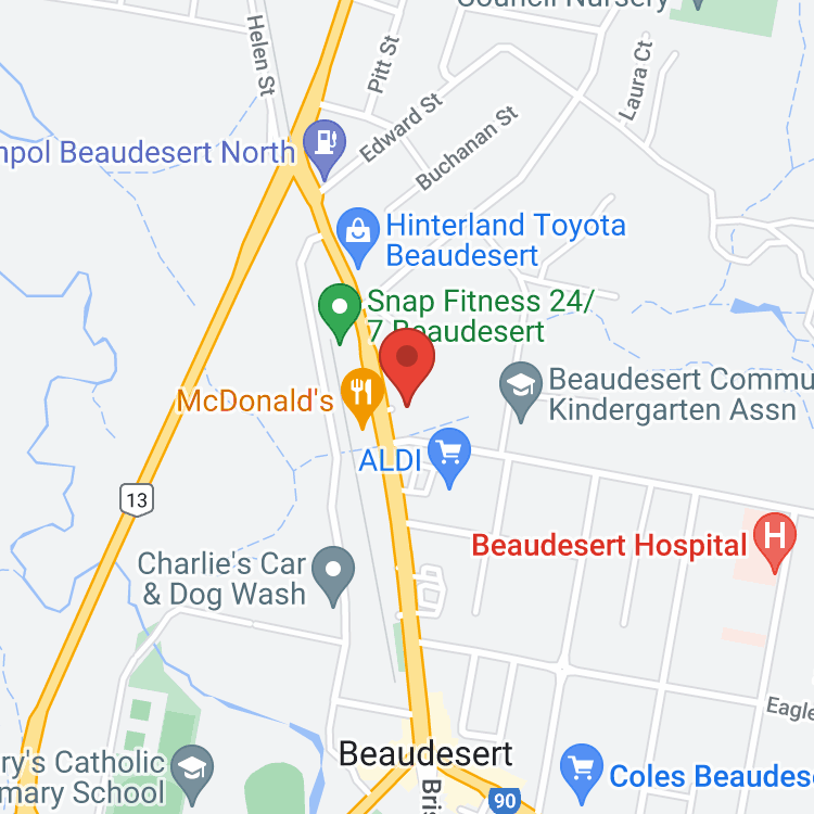 Westpoint Autos - Beaudesert map