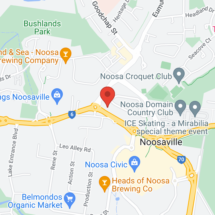 John Madill Toyota Noosa - Service map