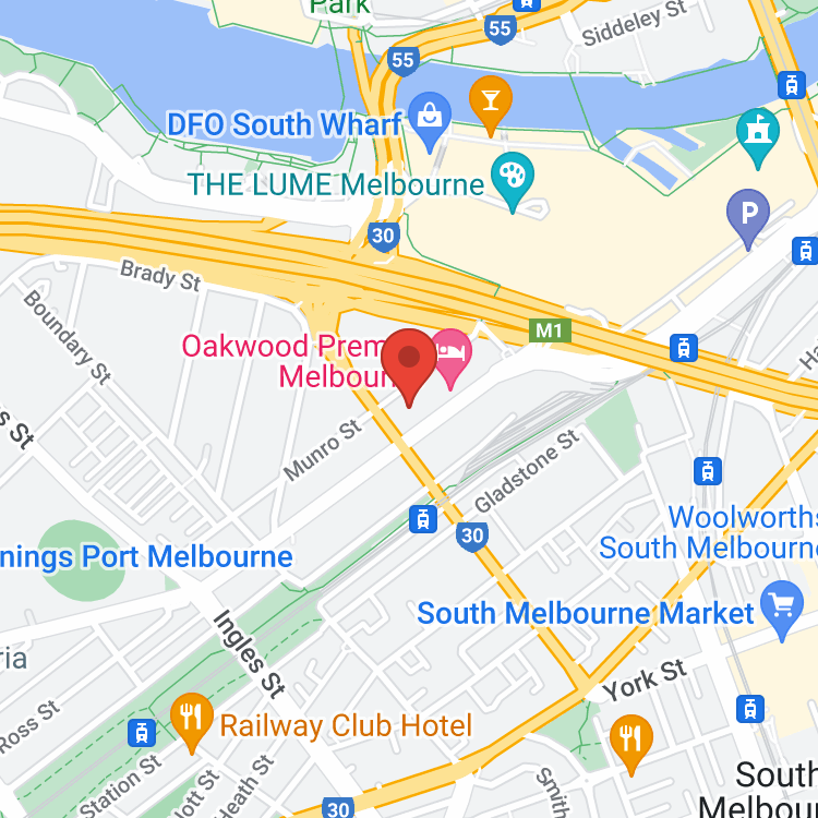 Melbourne City LDV map