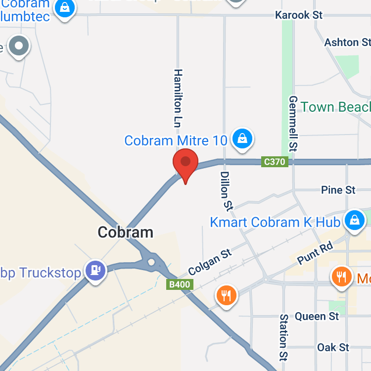 Cobram Toyota map