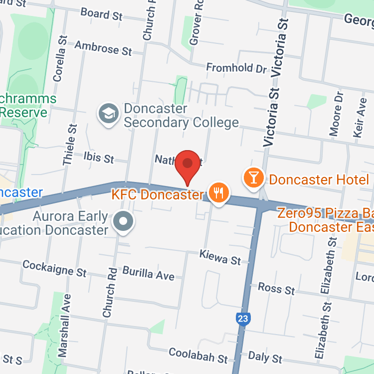 Doncaster Hyundai map